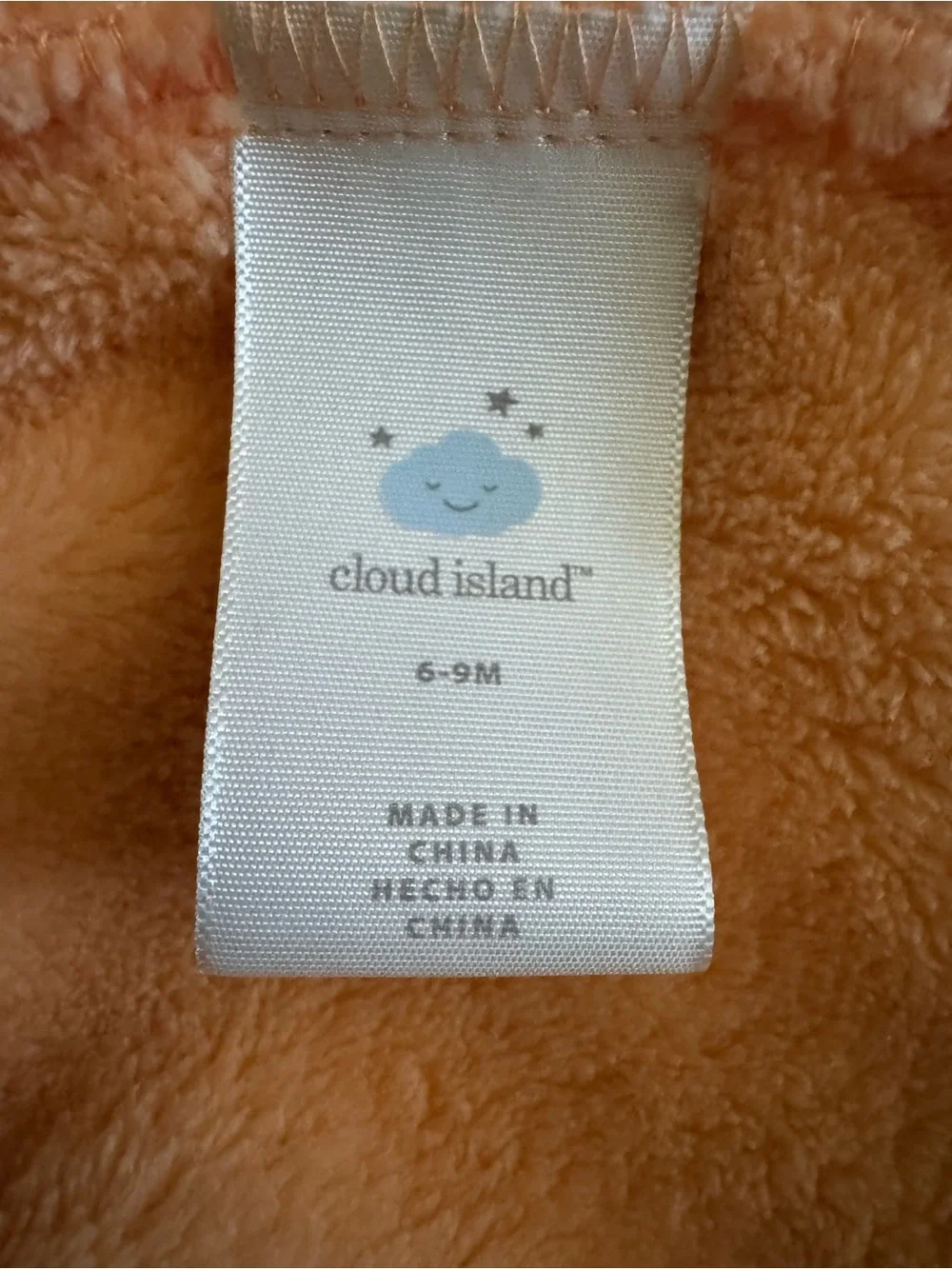 Cloud Island Plush Fox Baby Hooded Bathrobe